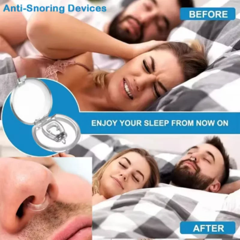 Magnetic Nose Clip for Easy Breathing & Better Sleep Nasal Breathing Clip Qme