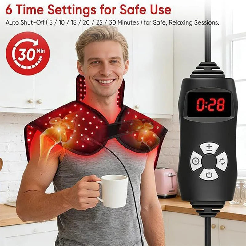 288 LED Red Light Therapy Belt – 660nm & 850nm Infrared Pad Light Therapy Belt Qst