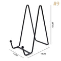 Iron Easel Stand for Photo Frames, Ceramic Discs & Albums Display Easel Stand Qme 9