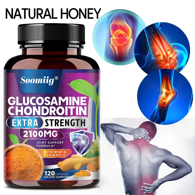 Glucosamine Chondroitin Turmeric MSM Triple Strength Joint Support Joint Support Supplement Qst
