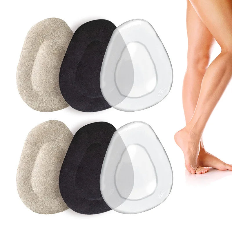Anti-Slip Silicone Gel Half Insoles – Arch & Heel Cushion Gel Shoe Insoles Qme