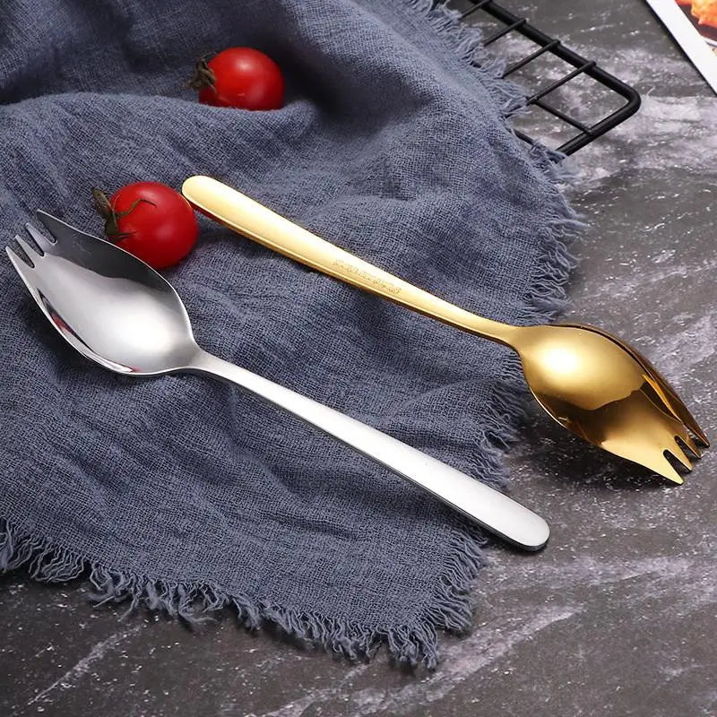 Stainless Steel Portable Cutlery Set – Spoon, Fork & More Portable Cutlery Set Qme