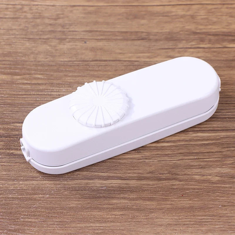 Rotary LED Dimmer Switch 120V 220V Inline Table Lamp Control Inline Dimmer Switch Qme White