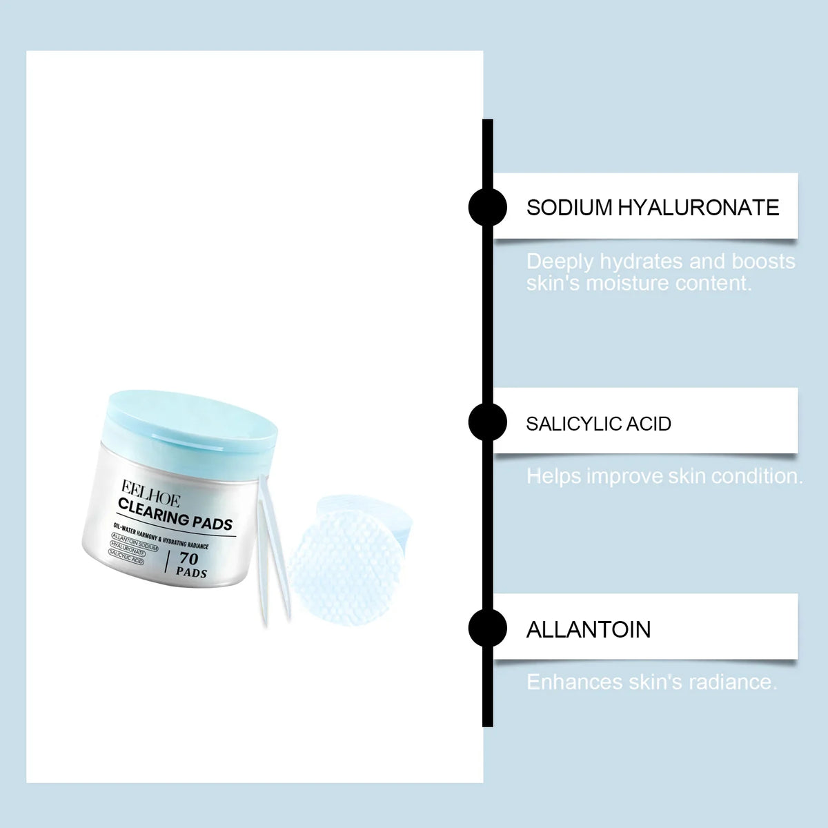 Salicylic Acid Exfoliating Cotton Pads – Pore Cleansing Toner Exfoliating Toner Pads Qme