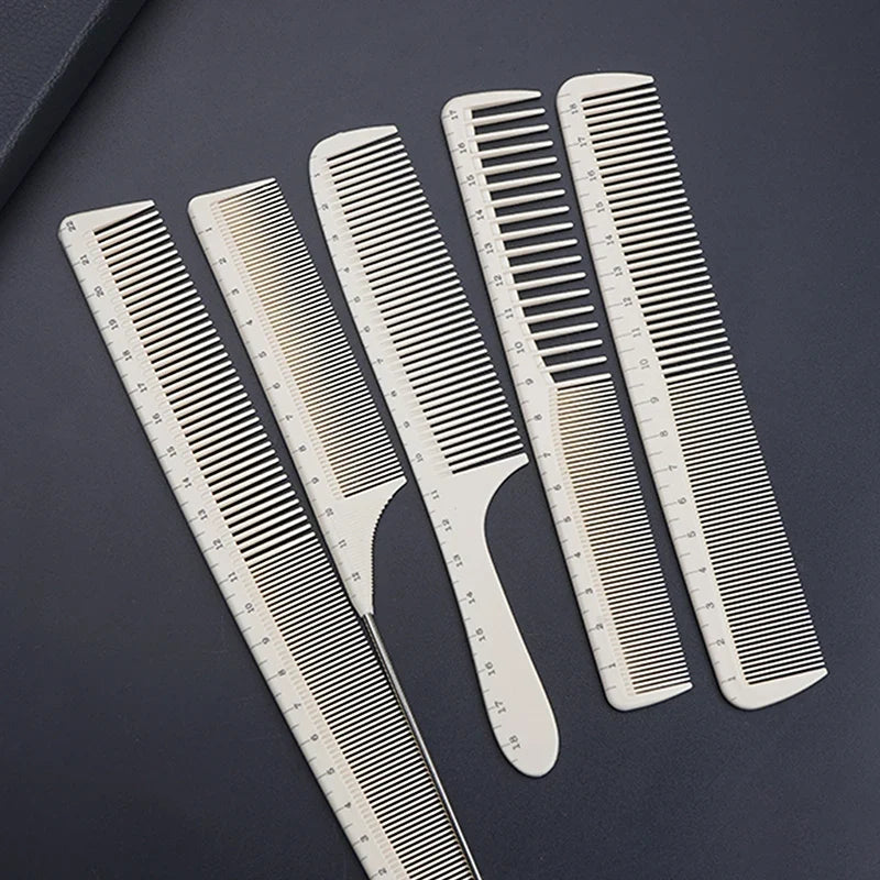 Professional Barber Comb with Integrated Laser Scale Ruler Barber Styling Comb Qme