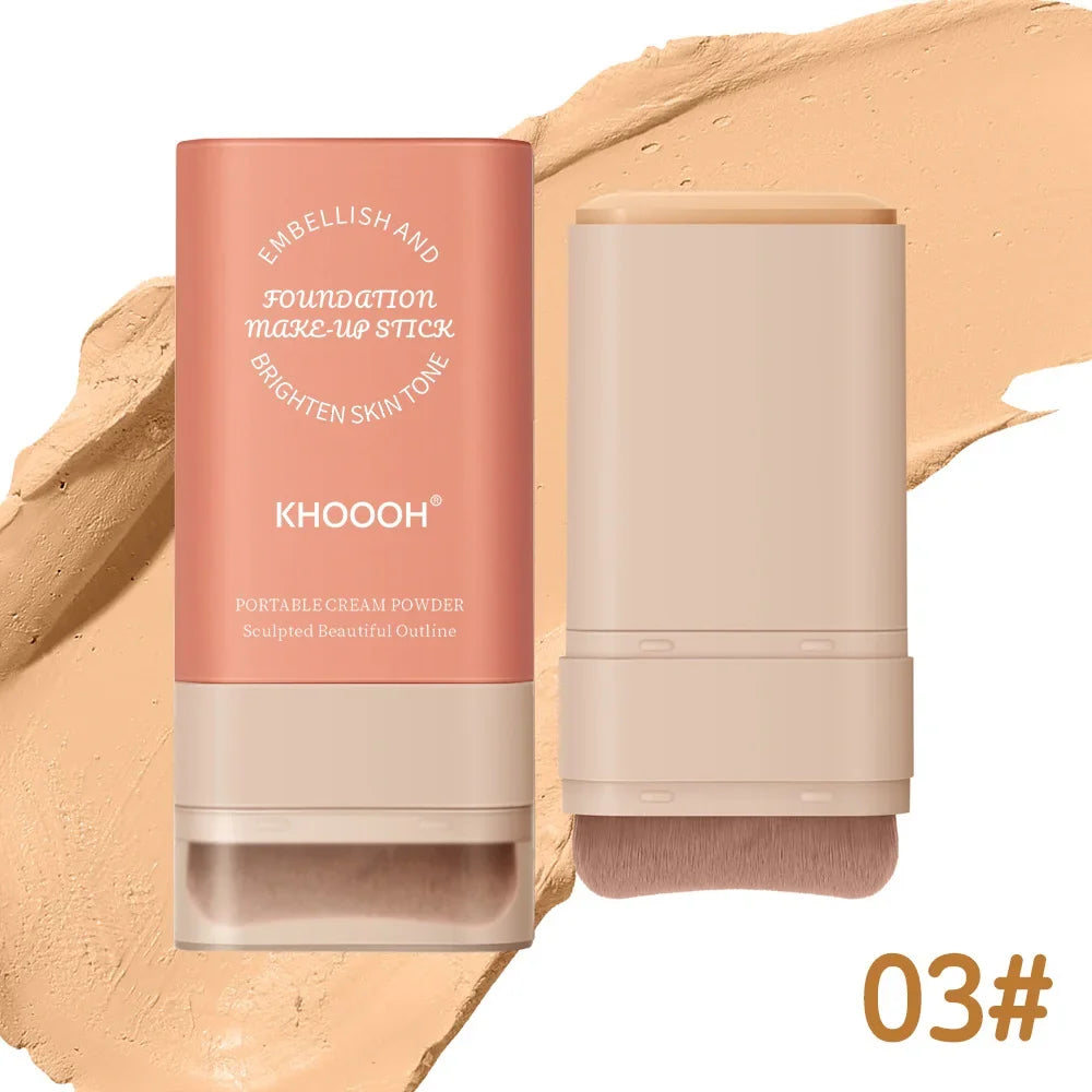 Qme 5-Color Matte Concealer Cream Stick – Waterproof Concealer Cream Stick Qme 03