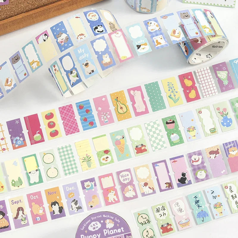 Die-Cut Decorative Masking Tape | Journaling & Scrapbooking Decorative Craft Tape Qme All 30mm X 3m