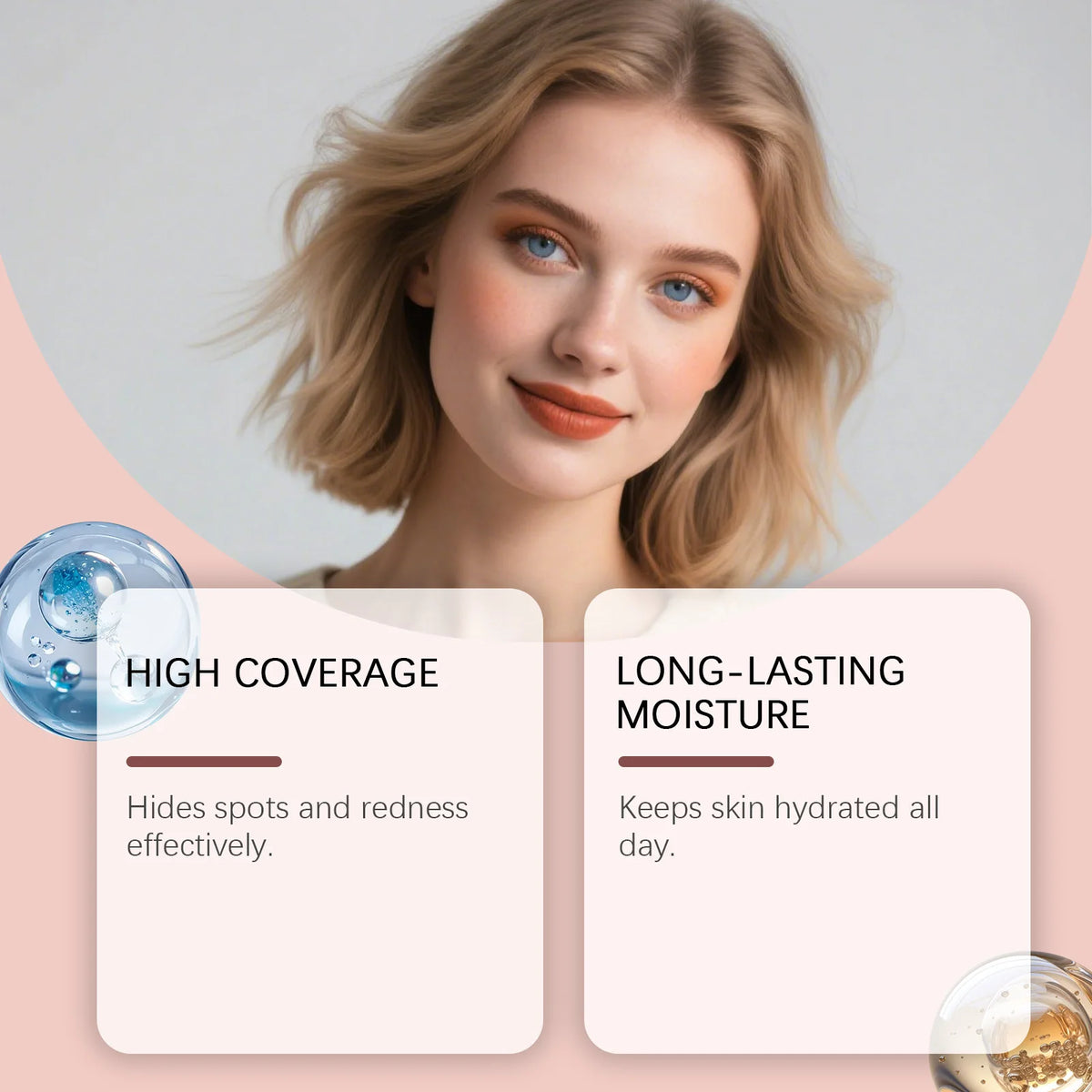 Zephoco 4-in-1 Hydrating Liquid Foundation – Matte Finish Liquid Foundation Qst