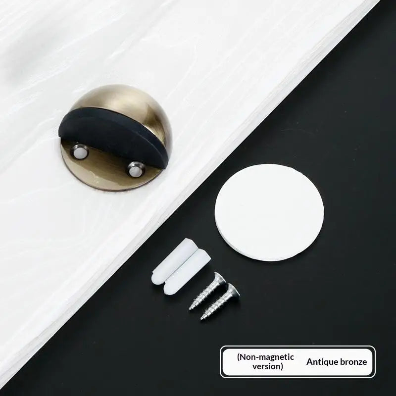 Silicone Magnetic Door Holder – No-Drill Adhesive Stopper Magnetic Door Stopper Qme A3