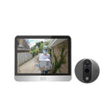 Wireless Peephole Door Camera 3MP 4.3" Screen Night Vision PIR Peephole Door Camera Qme Doorbell and 64Gcard