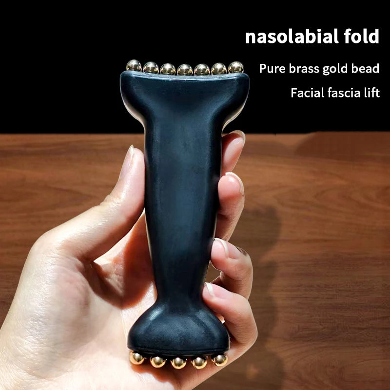 Brass Meridian Face Massager – Skin Scraping Spa Tool Facial Massager Qst