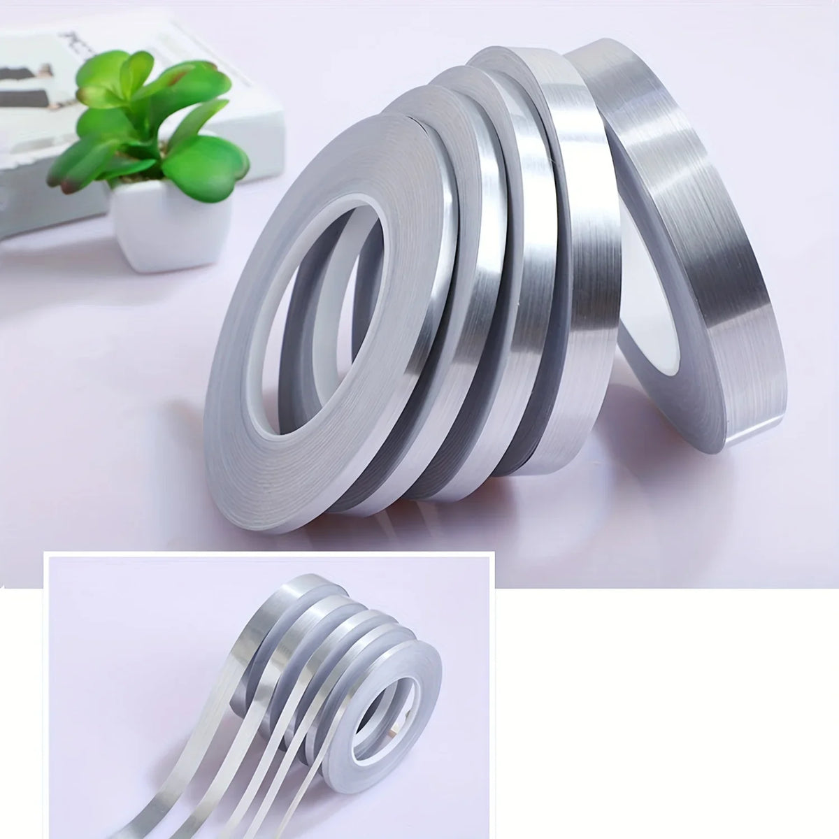 Silver Foil Adhesive Tape – Waterproof Tile Gap Sealing Strip Foil Adhesive Tape Qme