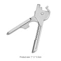Swiss Tech Utili-Key 6-in-1 Multifunction Keychain Tool Multifunction Keychain Tool Qme A