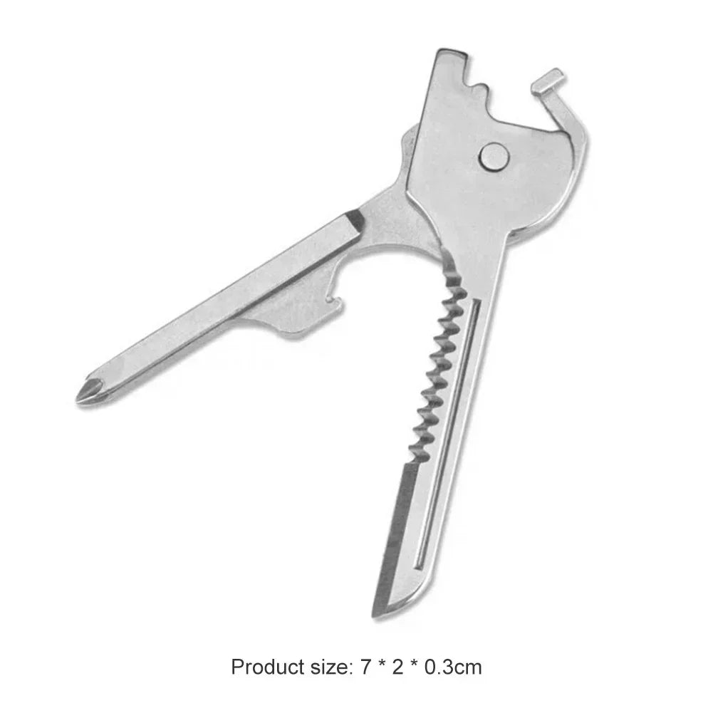 Swiss Tech Utili-Key 6-in-1 Multifunction Keychain Tool Multifunction Keychain Tool Qme A