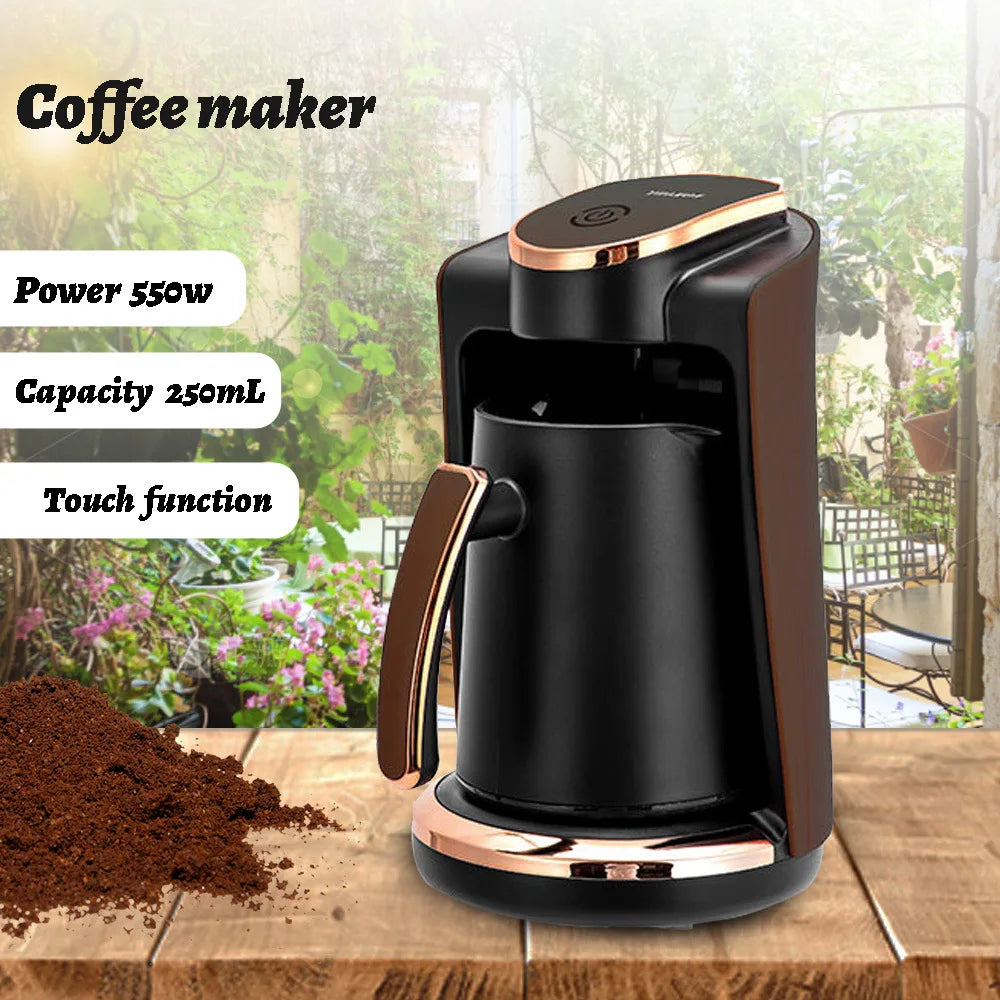 Compact Electric Drip Coffee Maker – 3–5 Cup Fast Brew Drip Coffee Maker Qst