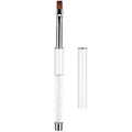 Glitter Handle Nail Art Brush – Flat & Round Soft Bristles Nail Art Brush Qme A2