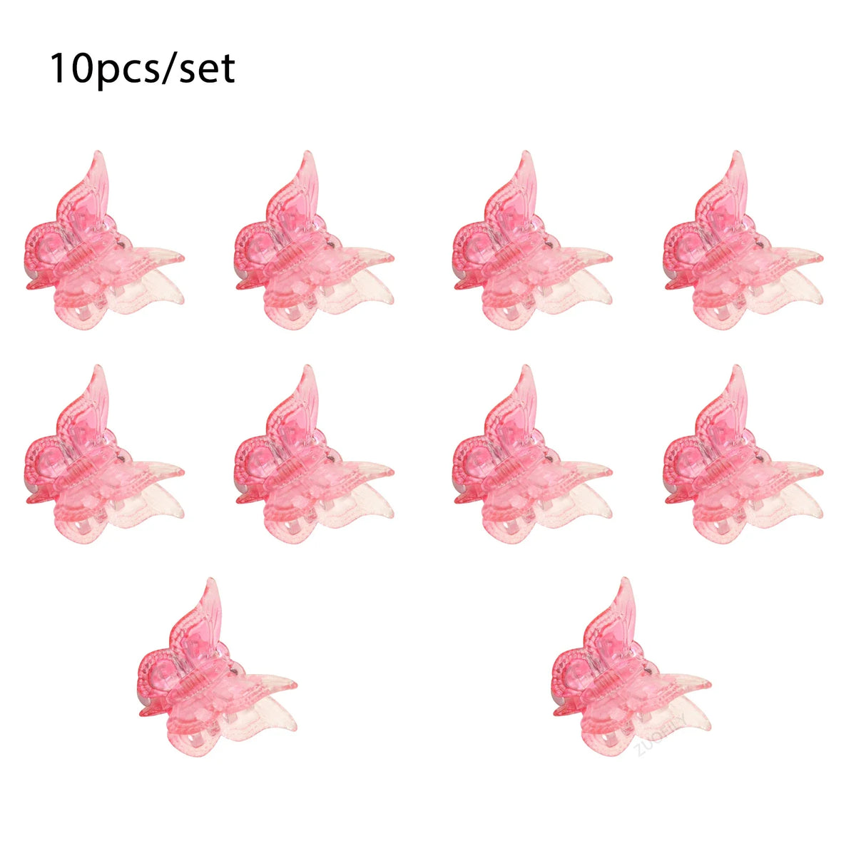 Colorful Butterfly Hair Claw Clips Mini Gradient Barrettes Hair Claw Clips Qme