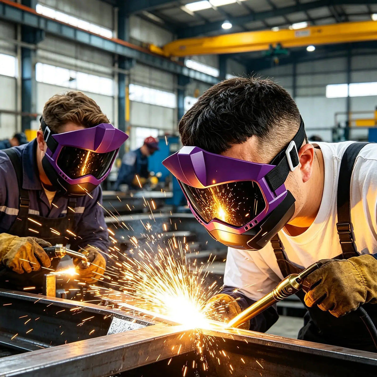 Auto Darkening Welding Face Shield – Adjustable & Detachable Welding Face Shield Qme