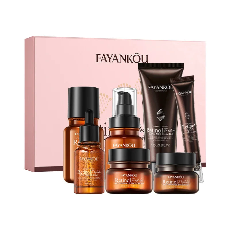 Cactus Ceramide Anti-Wrinkle Moisturizing Skincare Set Skincare Set Qst Retinol