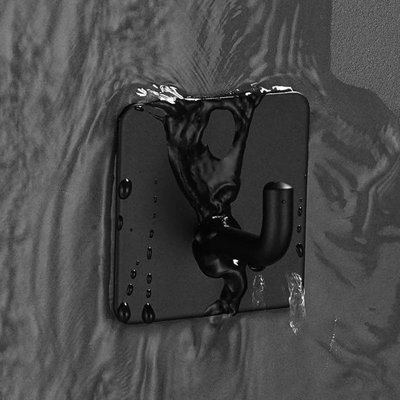 Stainless Steel Adhesive Wall Hooks – No-Drill Bathroom Rack Adhesive Wall Hook Qme