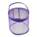 Knitting Needle & Hook Storage Bag with Zipper | 3 Colors Craft Storage Bag Qme purple