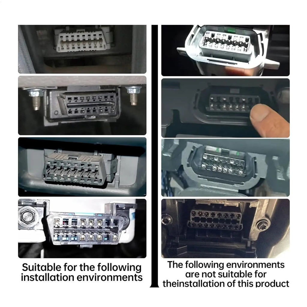 OBD2 Port Anti-Theft Lock Protector for Cars, SUVs & Trucks OBD2 Port Lock Qme
