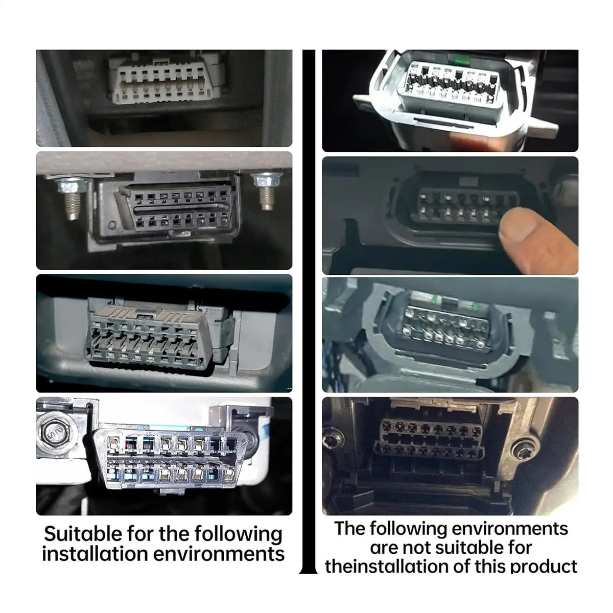 OBD2 Port Anti-Theft Lock Protector for Cars, SUVs & Trucks OBD2 Port Lock Qme