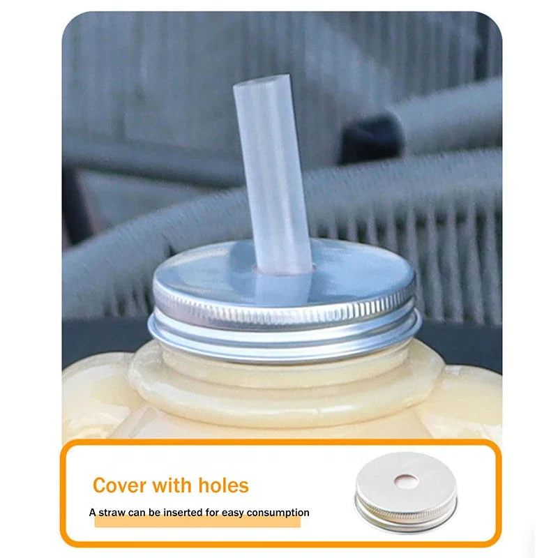 Bear Sealed Plastic Cup – BPA-Free Transparent Juice Bottle Sealed Plastic Cup Qme