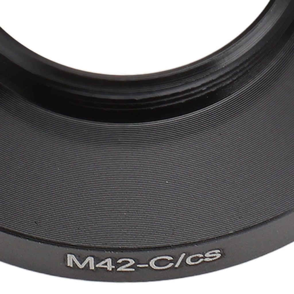 M42 to C/CS Mount Adapter Ring – Macro & Telescope Use Lens Mount Adapter Qst