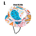 Pet Sun Hat Round Brim with Ear Holes for Cats & Dogs Pet Sun Hat Qme L