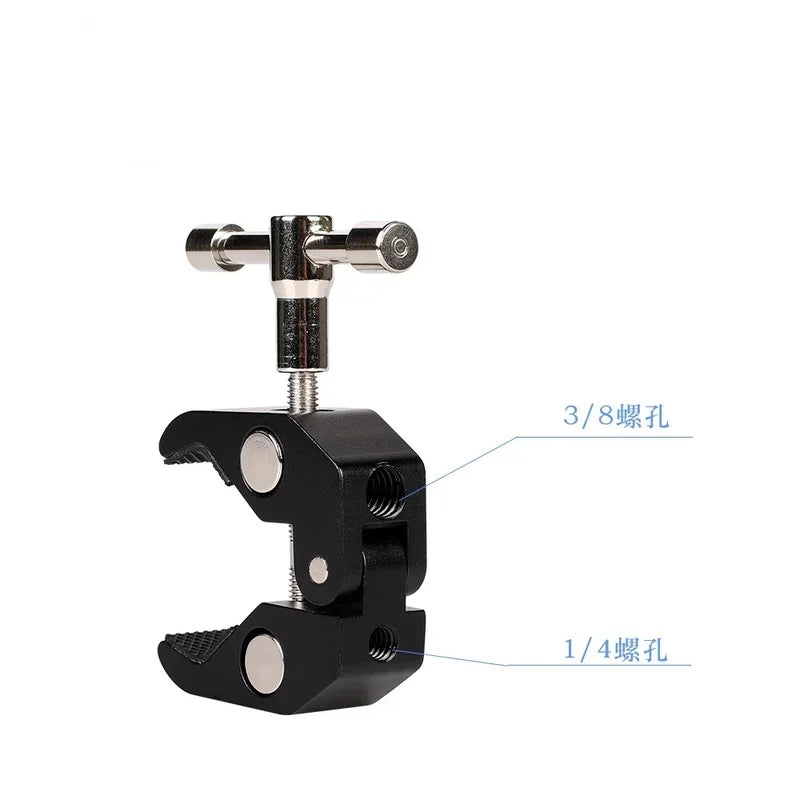 Crab Claw Clamp Bracket for Camera Tripod & Monopod Camera Clamp Bracket Qme