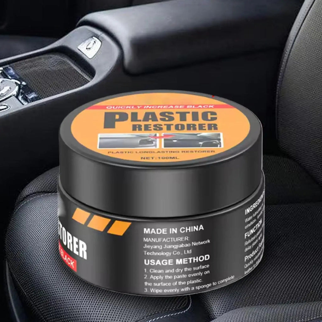 Car Leather Care Cream – Interior Restorer, UV Wax & Polish Car Interior Cream Qme