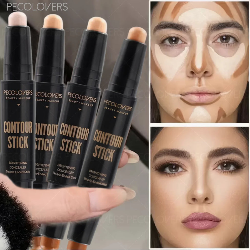 Creamy Contour Stick – Long-Lasting Non-Caking Sculpting Makeup Contour Makeup Stick Qme