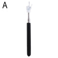 Telescopic Pointer Stick – Extendable Stainless Steel Finger Pointer Telescopic Pointer Stick Qme black