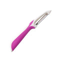 Anti-Slip Stainless Steel Vegetable & Fruit Peeler | Kitchen Vegetable Peeler Qme PURPLE