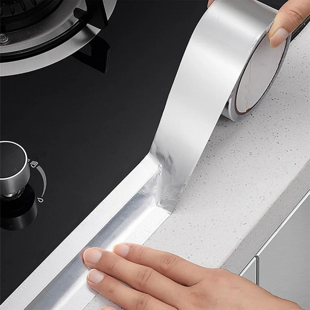 Aluminum Foil Tape Waterproof Self-Adhesive Kitchen Seal Strip Kitchen Seal Tape Qme