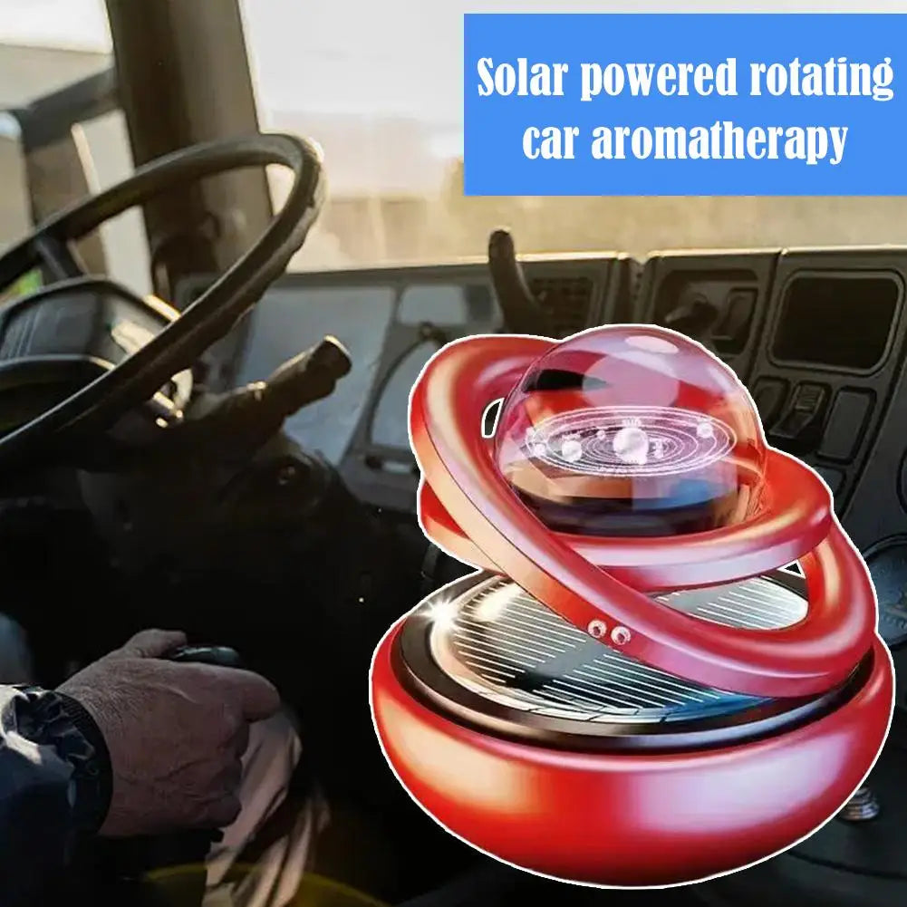 Solar Rotating Car Air Freshener & Aromatherapy Diffuser | Qme Car Air Freshener Qme