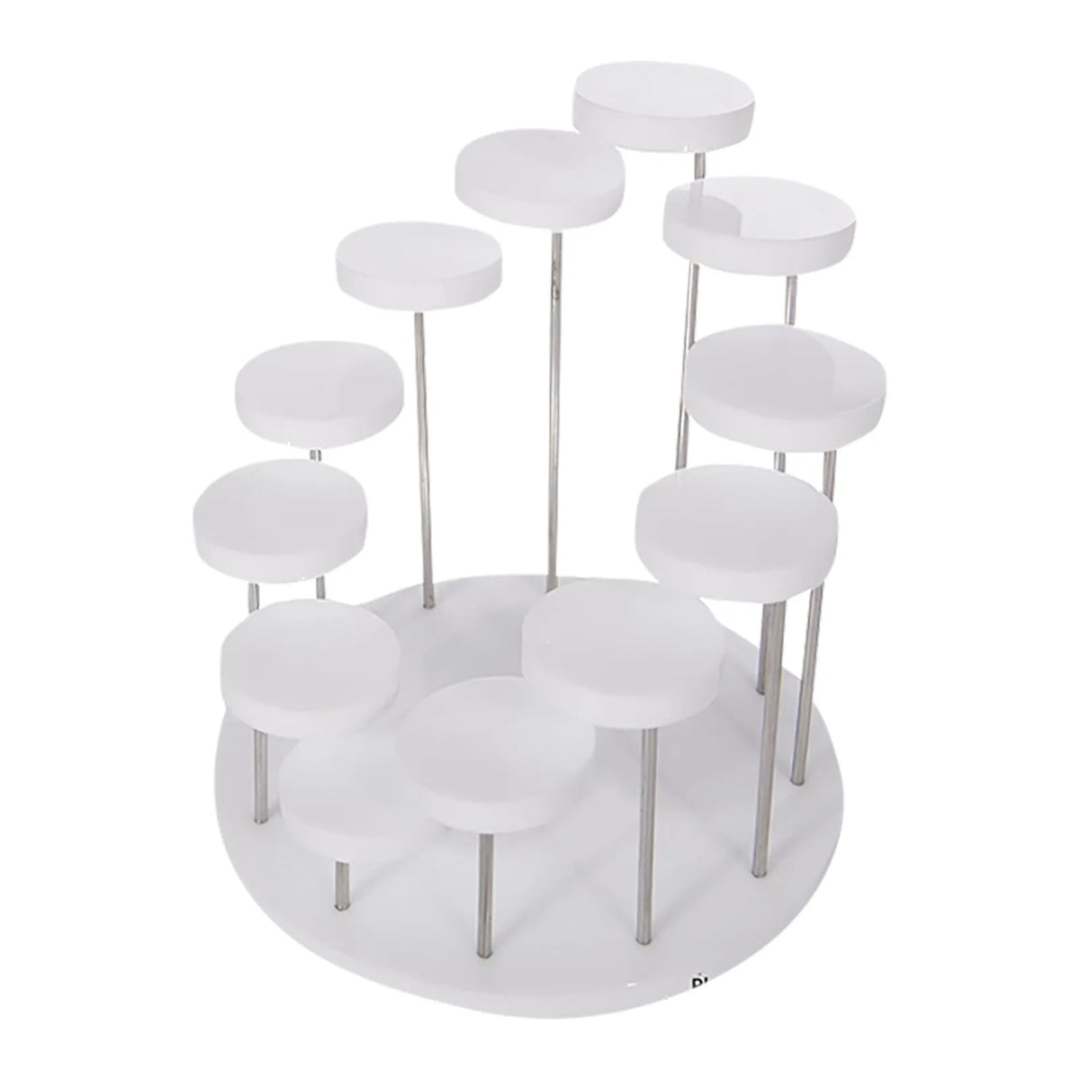 Clear Acrylic Multi-Tier Cupcake Tower Stand – 12 Tray Display Cupcake Tower Stand Qme E