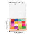Gradient Nail Powder Palette – 16 Glitter Pigment Colors Nail Art Powder Set Qme 03 China Mainland