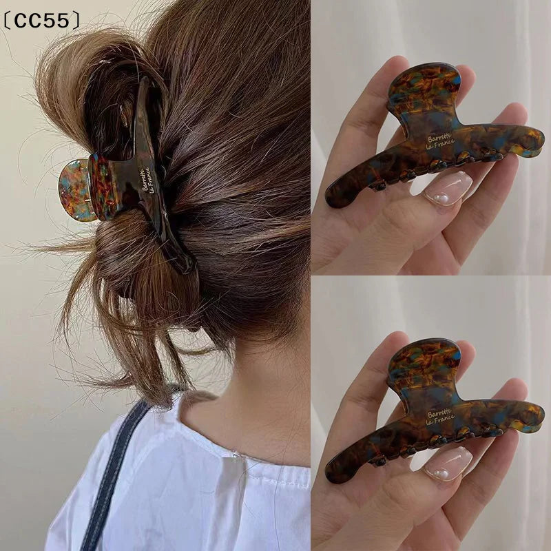 Elegant Acetate Hair Claw Clip – Vintage Women's Hair Accessory Hair Claw Clip Qst