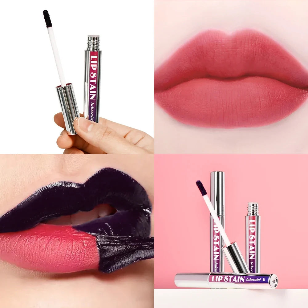 Qme Peel-Off Lip Stain Gloss | Velvet Matte Quick-Drying Peel-Off Lip Stain Qme