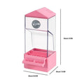 Large Capacity Parrot Automatic Feeder – Anti-Splash Cage Automatic Bird Feeder Qst A3
