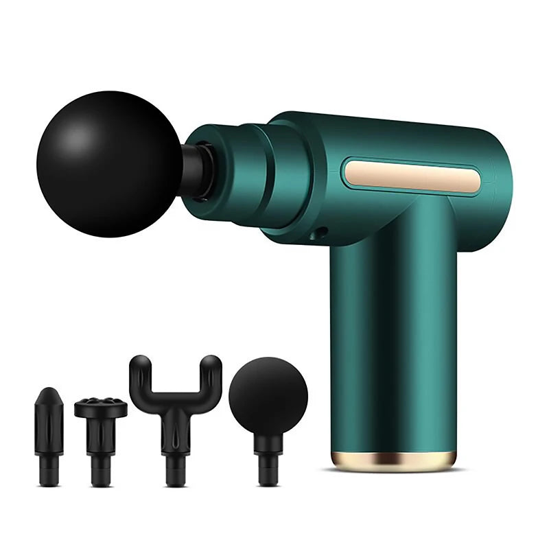 Windaily Mini Percussion Massage Gun – 6-Speed Handheld Percussion Massage Gun Qst Green