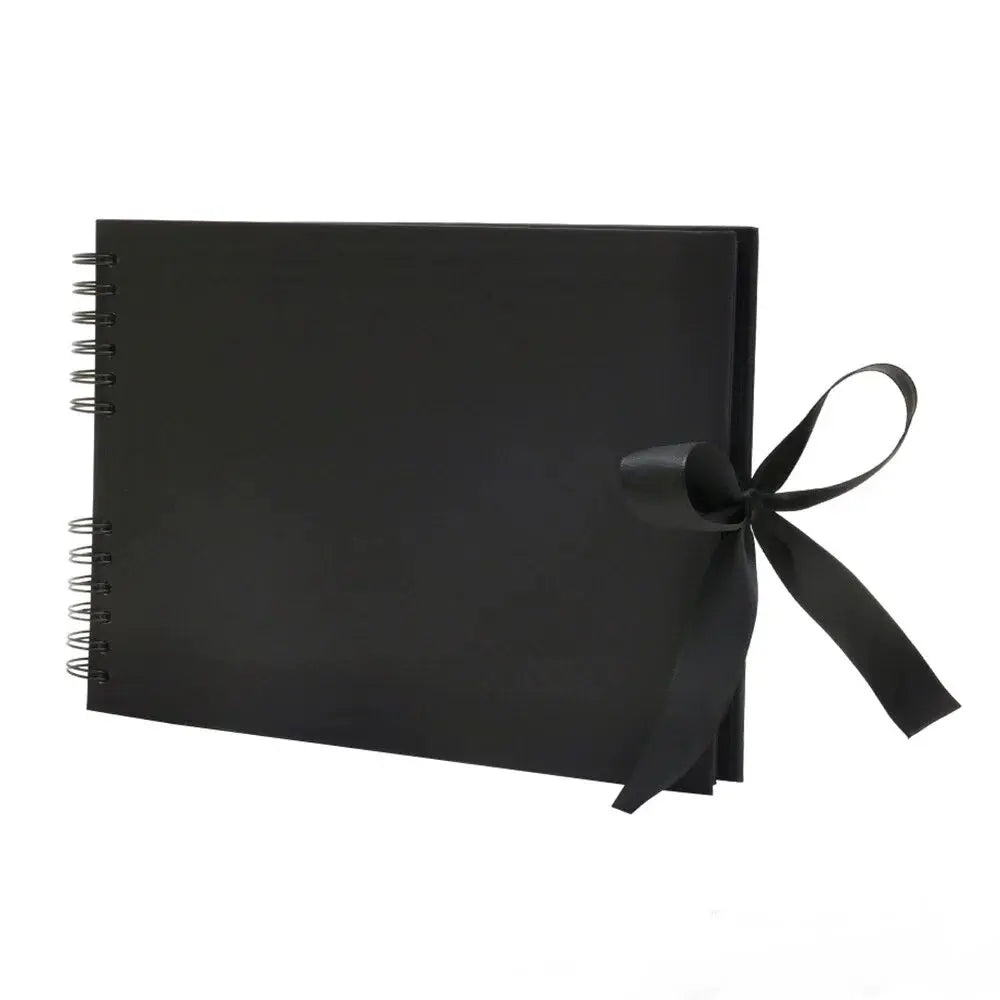 DIY Scrapbook Photo Album 40 Pages – Large Capacity Keepsake DIY Scrapbook Album Qme 40 Pages-black