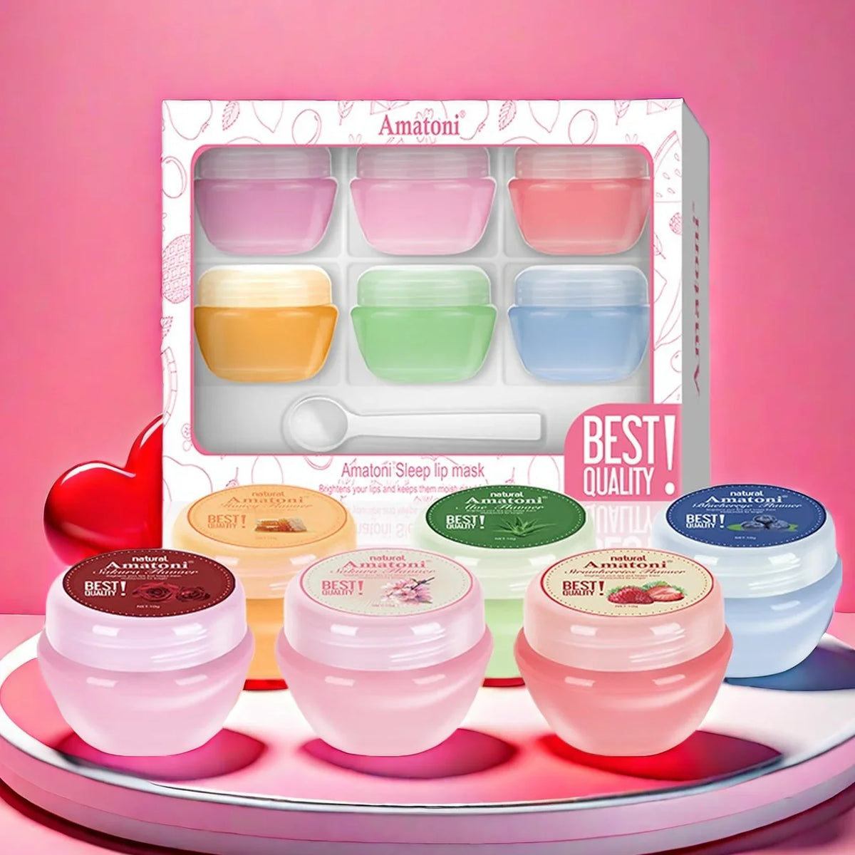 Sleeping Lip Mask Balm Set – Overnight Moisturizing Lip Care Lip Mask Balm Set Qme