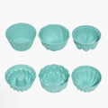 Charlotte Cake Pan Silicone Nonstick Round Baking Mold – 6 Inch Silicone Cake Mold Qme one size Blue