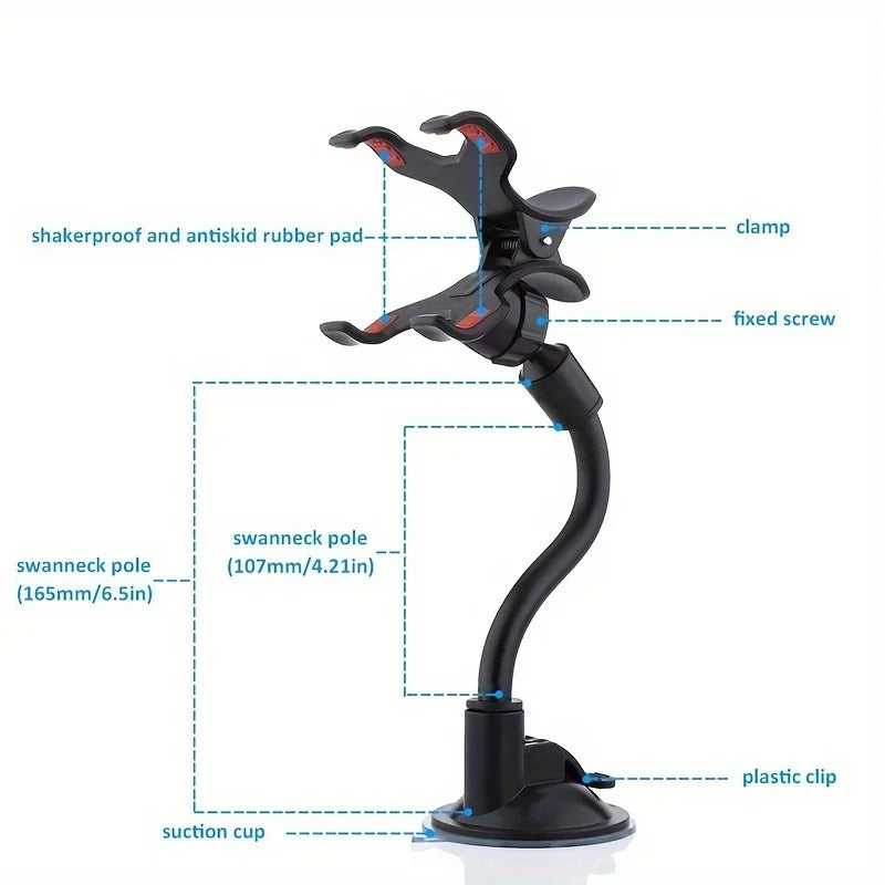 Universal Dashboard Car Phone Mount – Suction Cup Holder Car Phone Mount Qme