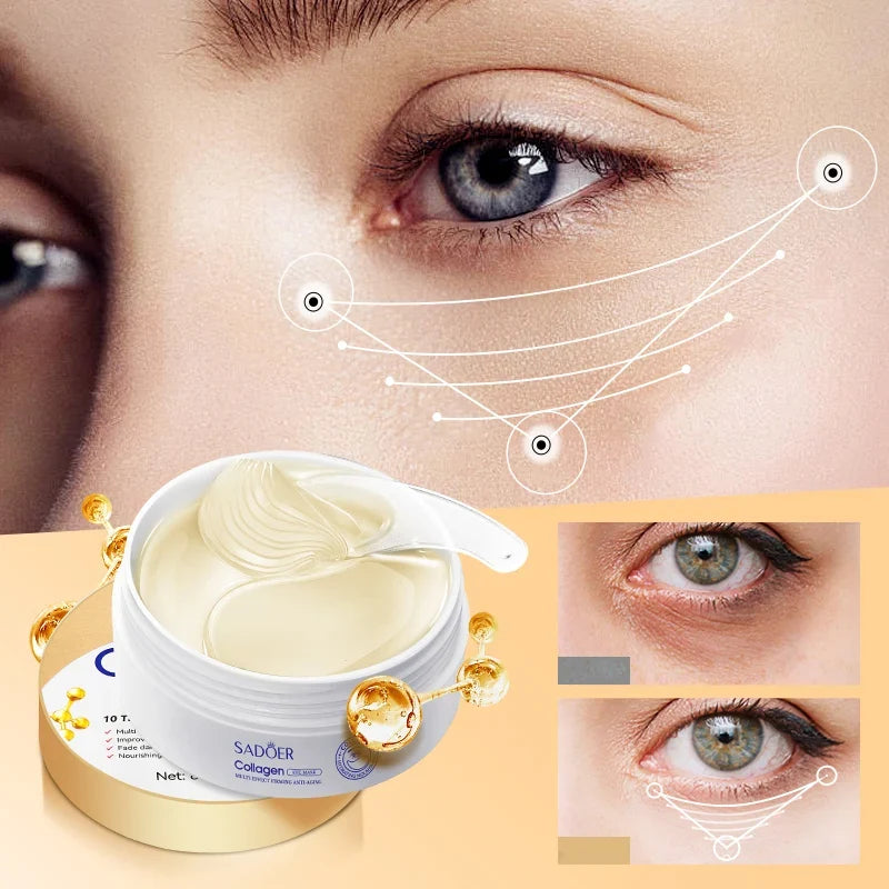 Collagen Eye Mask – Deep Moisturizing & Firming Eye Care Collagen Eye Mask Qme