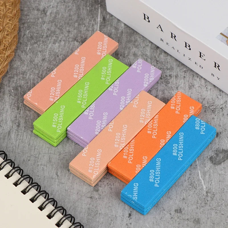 Semi-Rigid Sanding Sticks 9pcs | 400–2000 Grit Model Making Model Sanding Sticks Qme