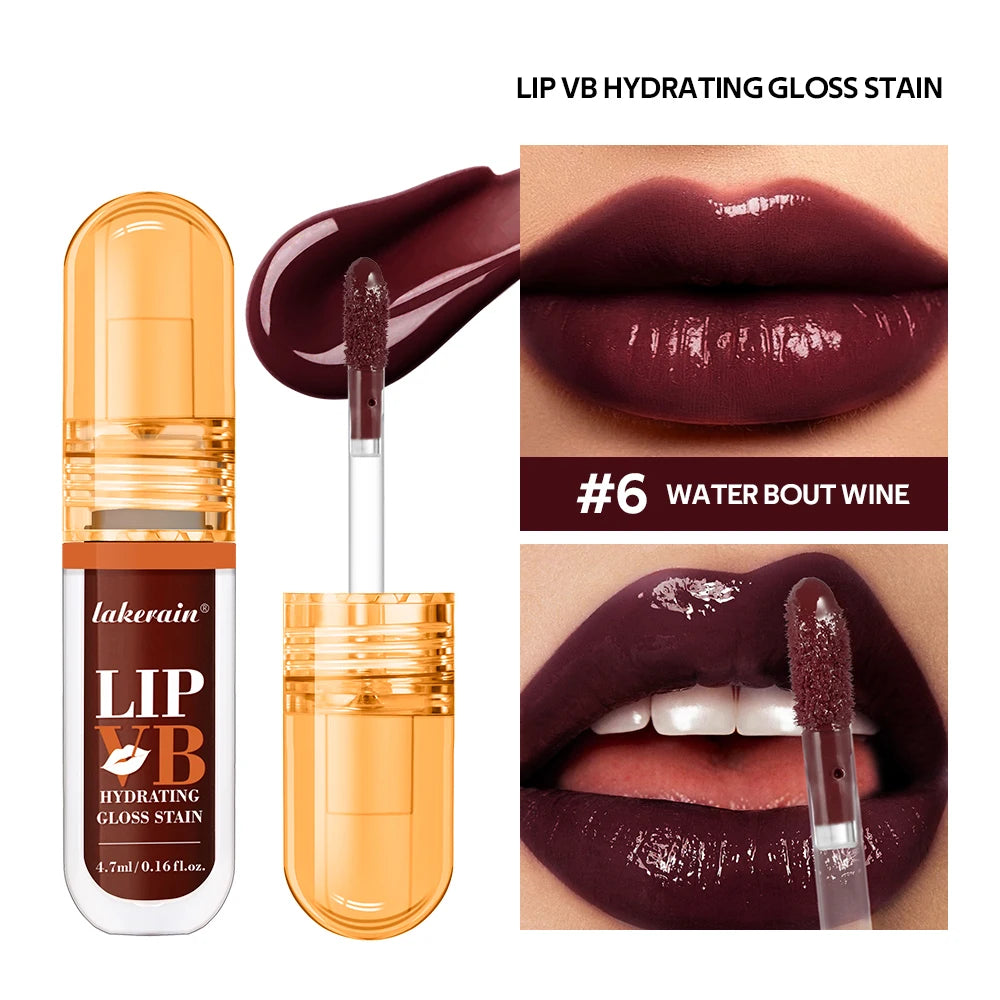 Vitamin B Moisturizing Mirror Lip Gloss – Hydrating & Long-Lasting Lip Gloss Qst 06